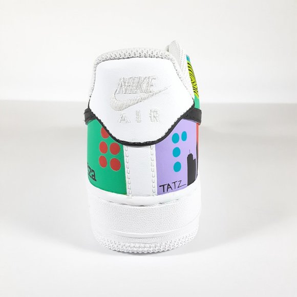 LOLLAPALOOZA X BACARDI WOMEN'S NIKE AIR FORCE 1 Shoes Size 8 PISOS BY TATZ BNIB - Picture 11 of 16
